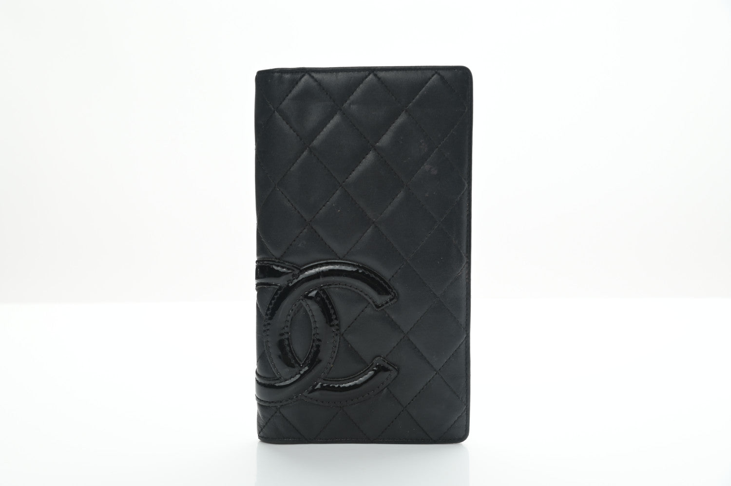 Chanel Calfskin Quilted Cambon Yen Wallet Black 1 of 25