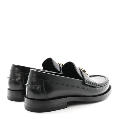 Gucci Calfskin Millennial Ribot Womens GG Loafers 36 Black 4 of 9