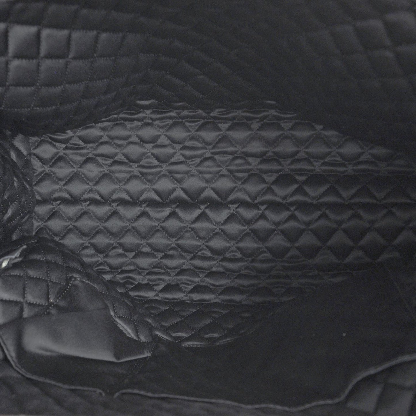 Leather Large Frame Tote Dark Brown