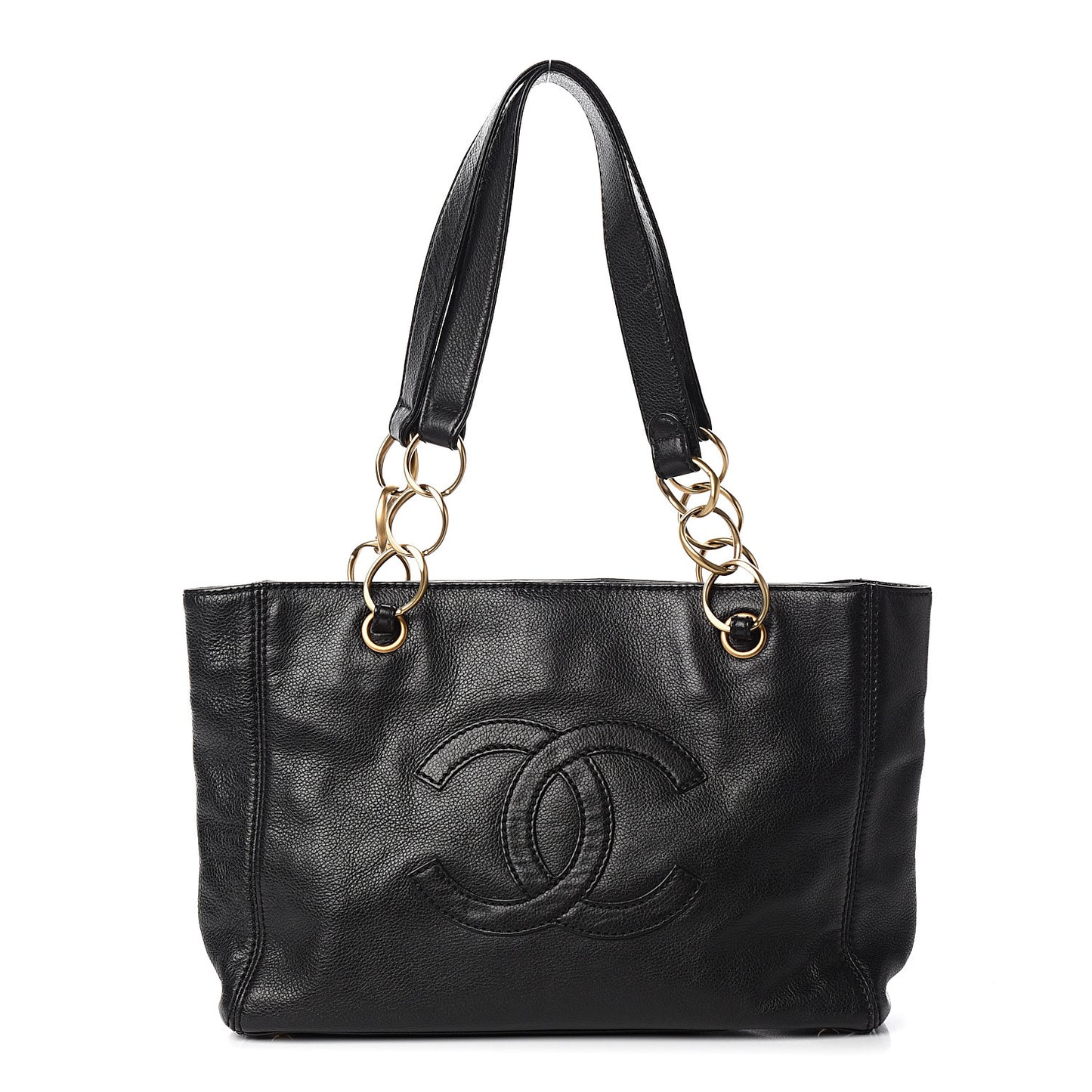 Caviar CC Shoulder Bag Black