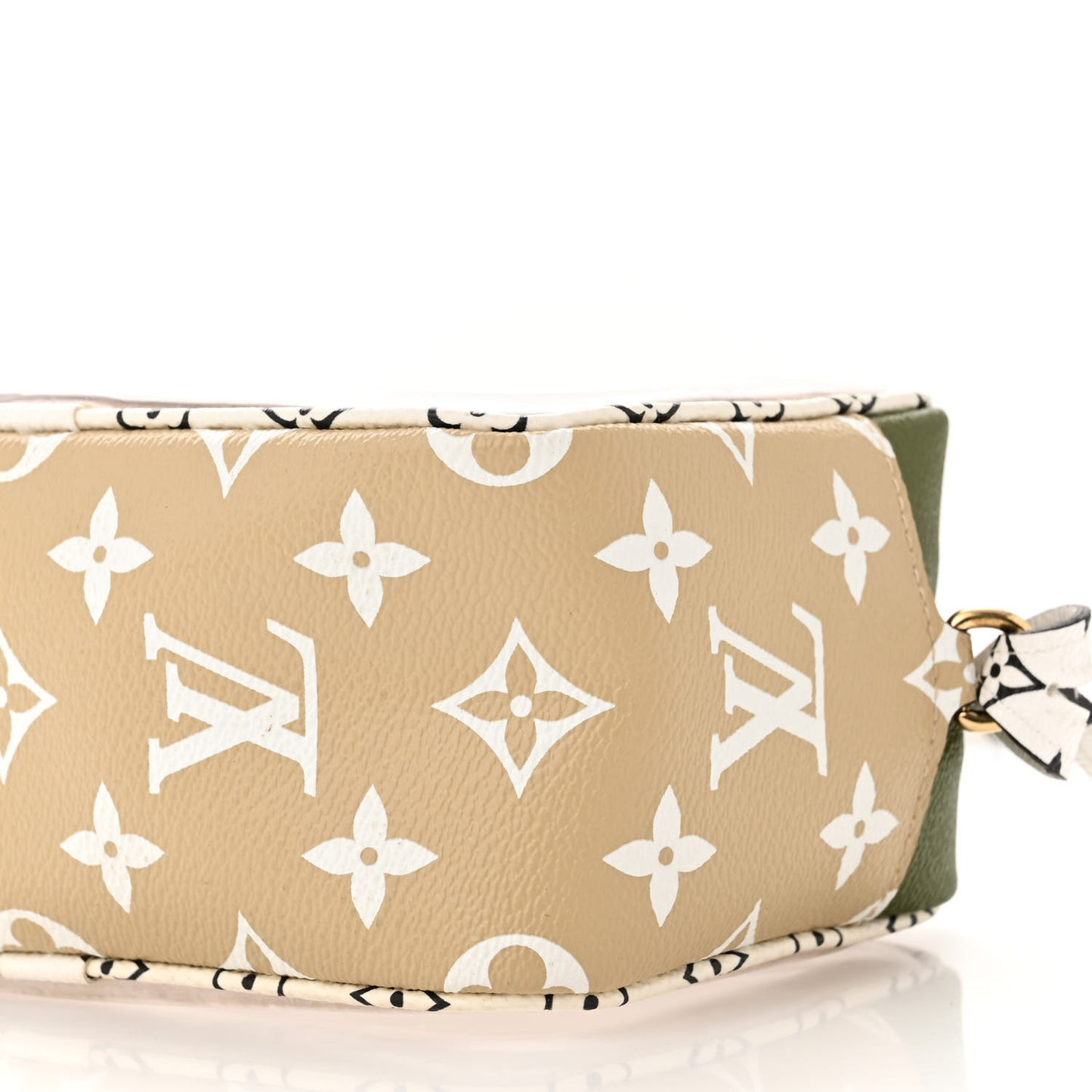 Monogram Giant Beach Pouch Kaki
