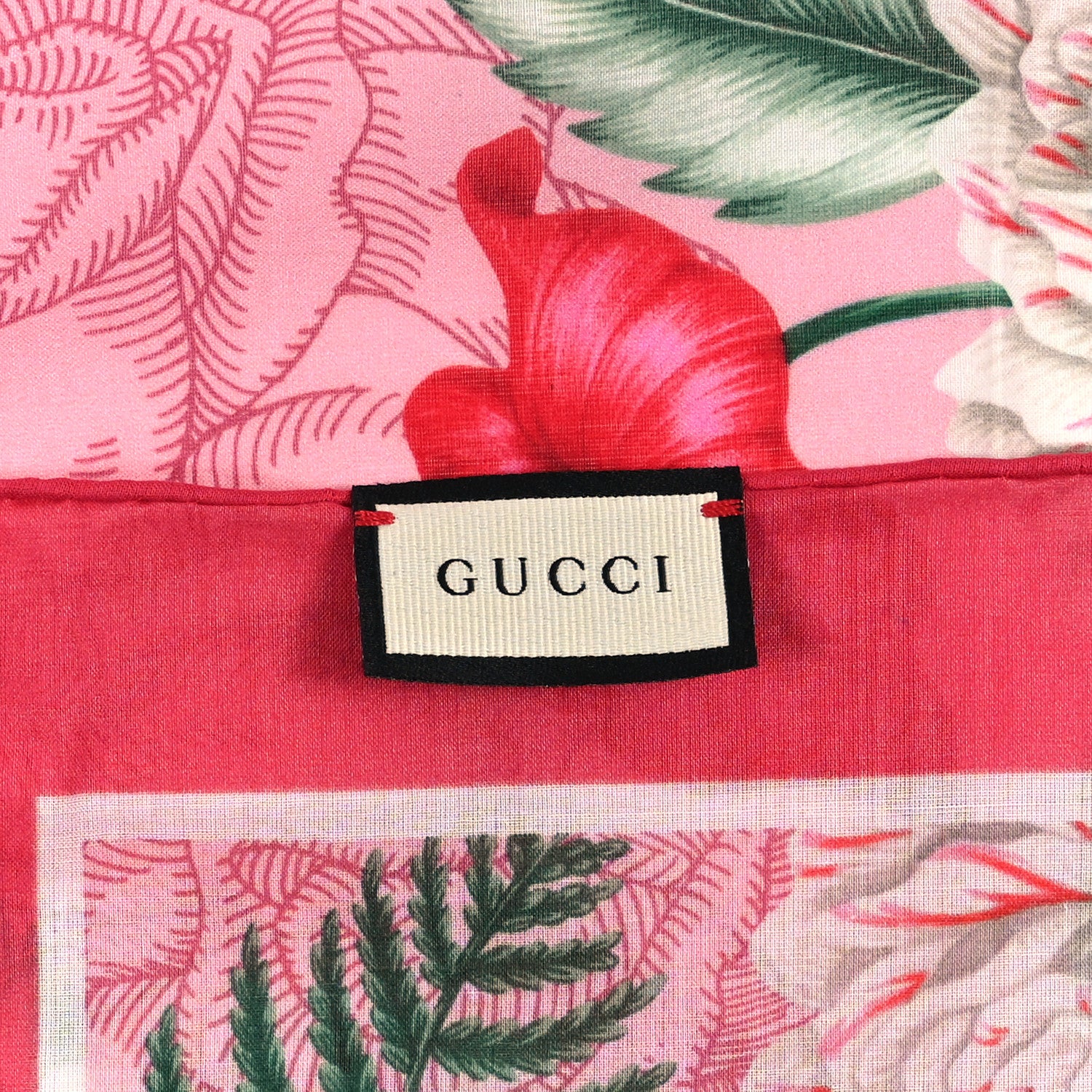 Gucci Cotton Voile Lit Dream Square Shawl Roseate 3 of 4
