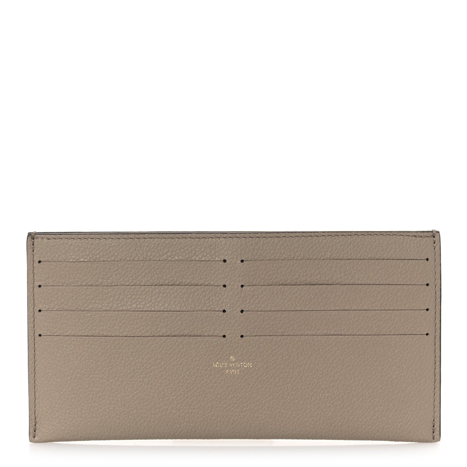Louis Vuitton Calfskin Felicie Chain Wallet Card Holder Insert Tourterelle 1 of 7