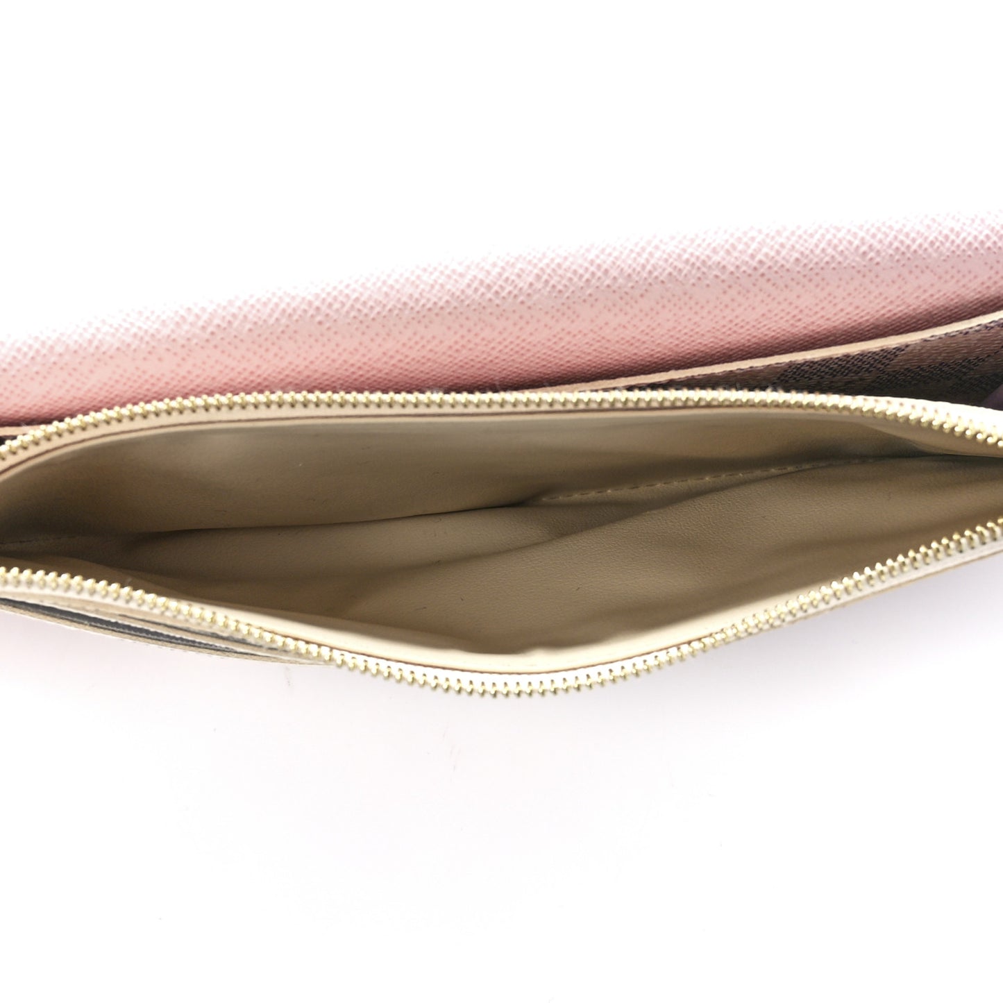 Damier Azur Emilie Wallet Rose Ballerine