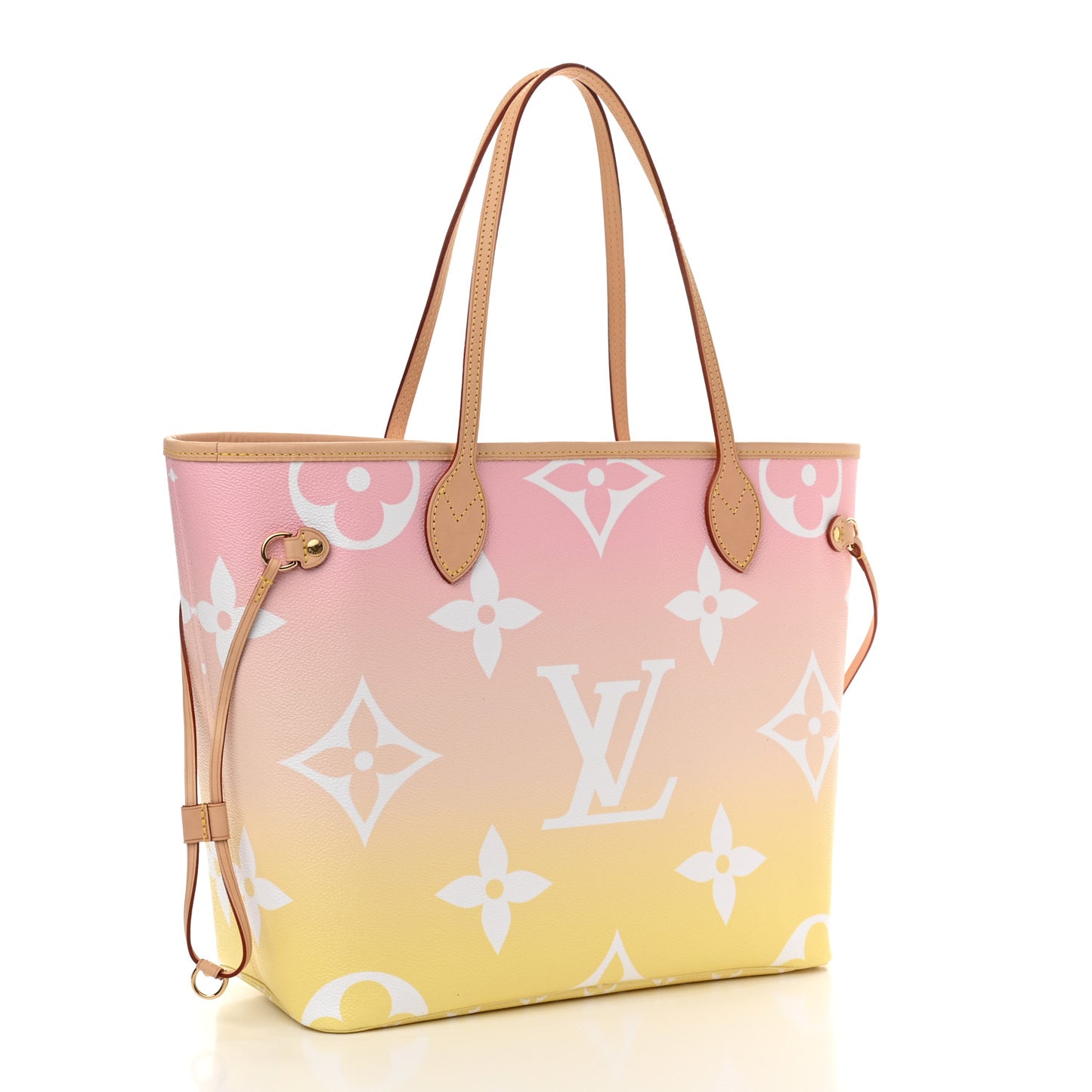 Monogram Giant By The Pool Neverfull MM Light Pink