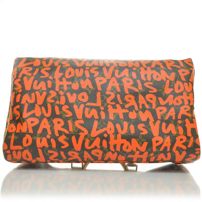 Louis Vuitton Monogram Graffiti Speedy 30 Orange 9 of 9