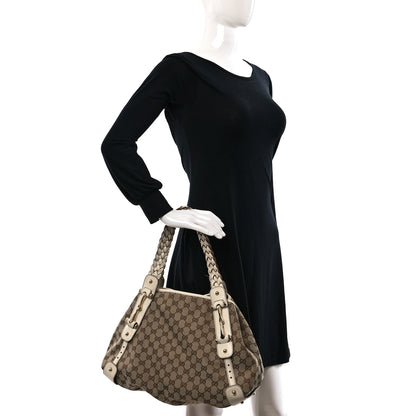 Gucci Monogram Medium Pelham Shoulder Bag Off White 2 of 13