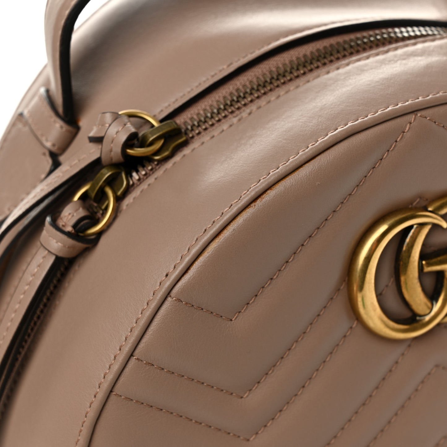 Calfskin Matelasse GG Marmont Backpack Porcelain Rose
