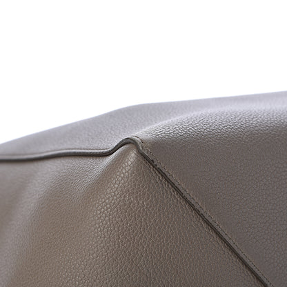 Celine Soft Grained Calfskin Medium Belt Cabas Phantom Taupe 10 of 21