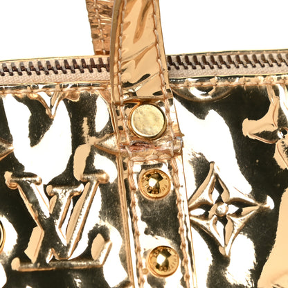 Louis Vuitton Monogram Miroir Bellevue PM Dore Gold 20 of 22