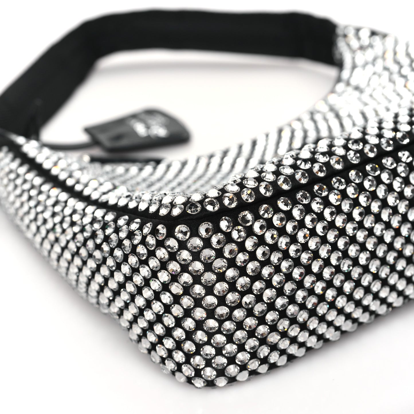 Satin Crystal Mini Re-Edition 2000 Bag Cristal