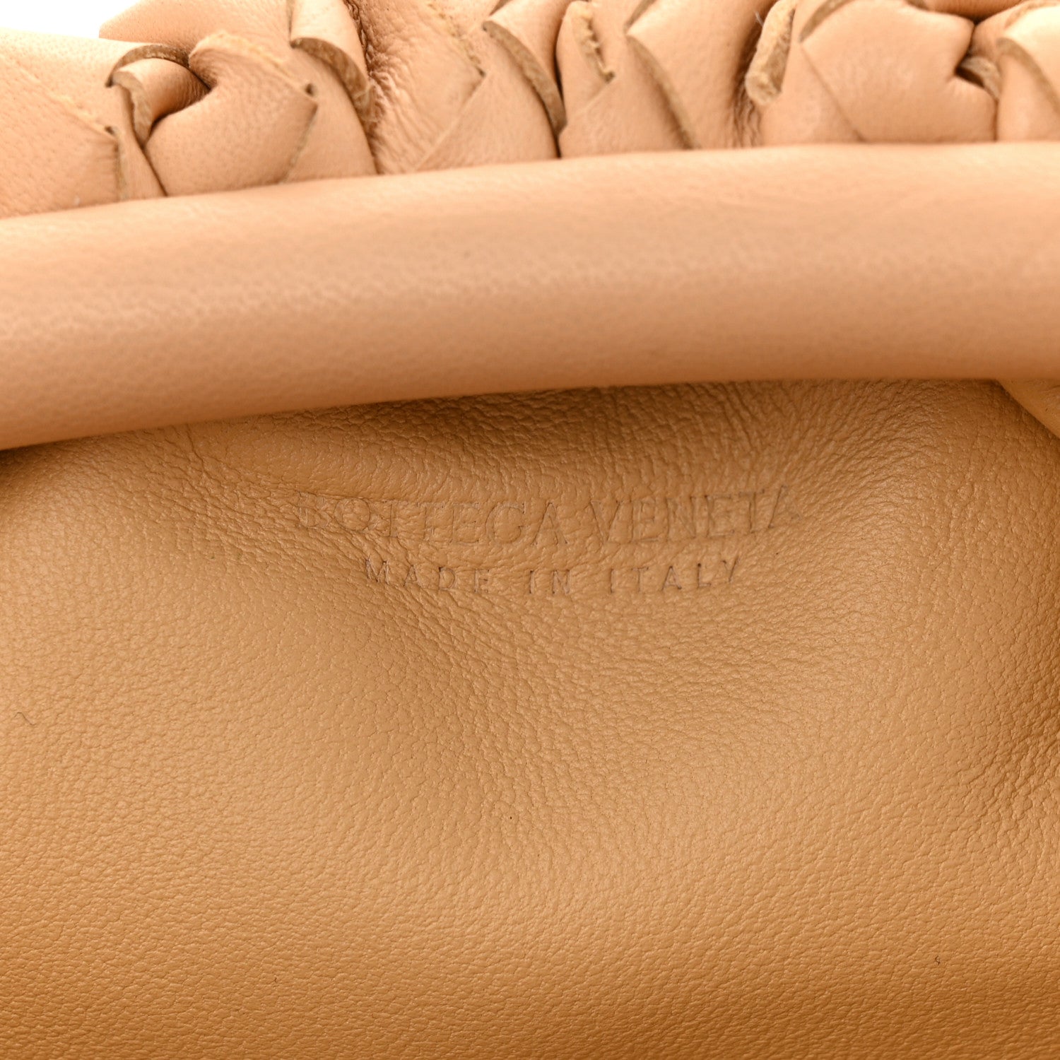 Bottega Veneta Nappa Intrecciato The Mini Pouch Almond 6 of 10