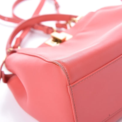 Fendi Nappa Mini Peekaboo Iconic Satchel Rosa Exstasy 8 of 11