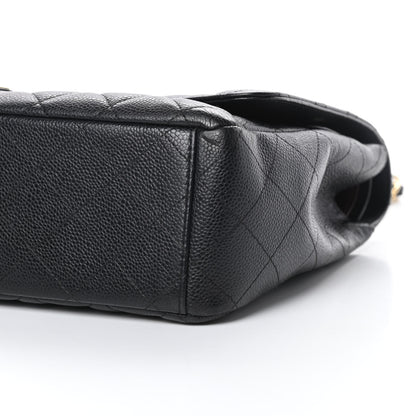 Chanel Caviar Quilted Maxi Double Flap Black 10 of 13