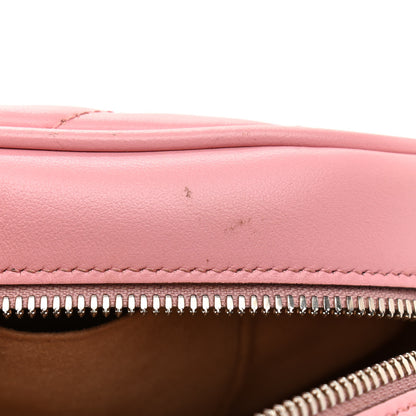 Gucci Calfskin Matelasse Small GG Marmont Chain Shoulder Bag Wild Rose 12 of 15