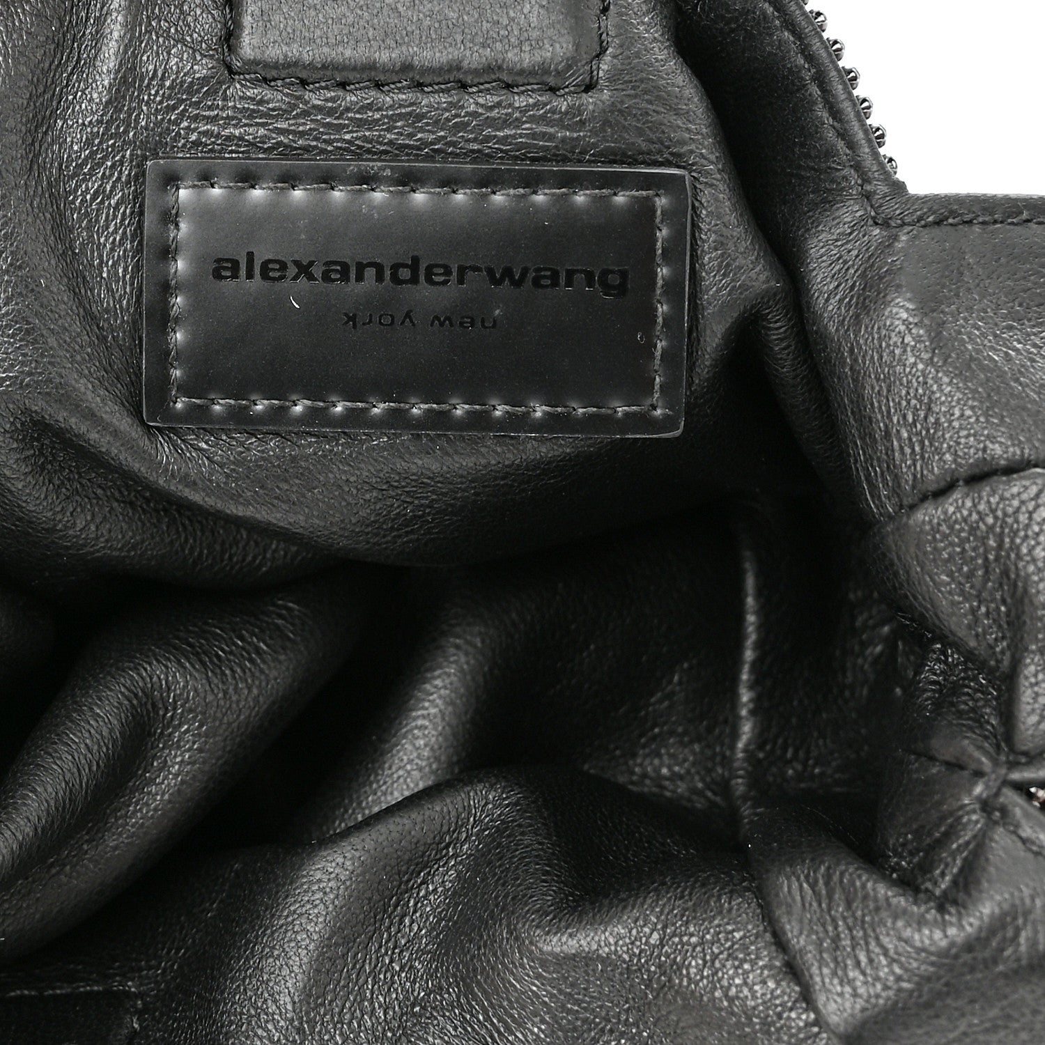 Alexander Wang Crystal Leopard Mini Wanglock Shopper Black Brown 6 of 9