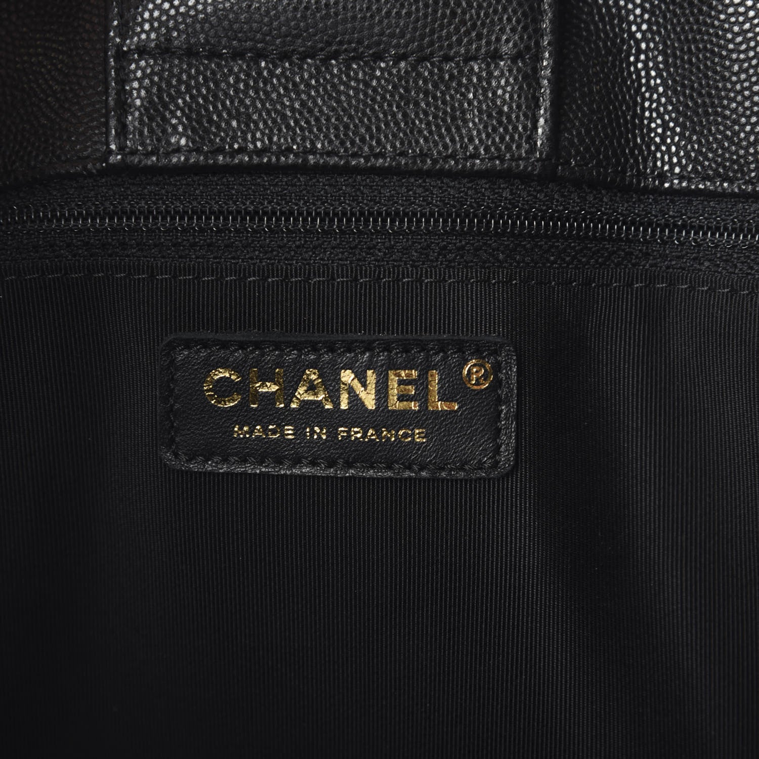 Chanel Caviar Quilted Large Shopping Tote Black 6 of 10