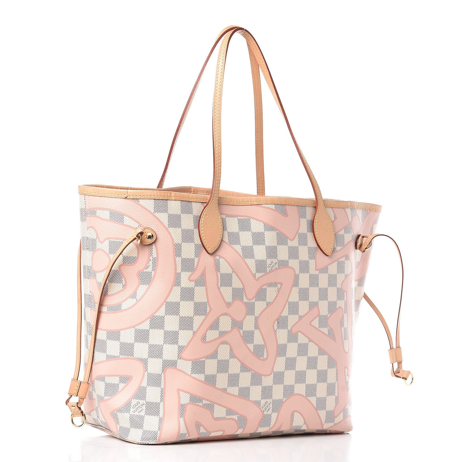 Louis Vuitton Damier Azur Tahitienne Neverfull MM 3 of 15