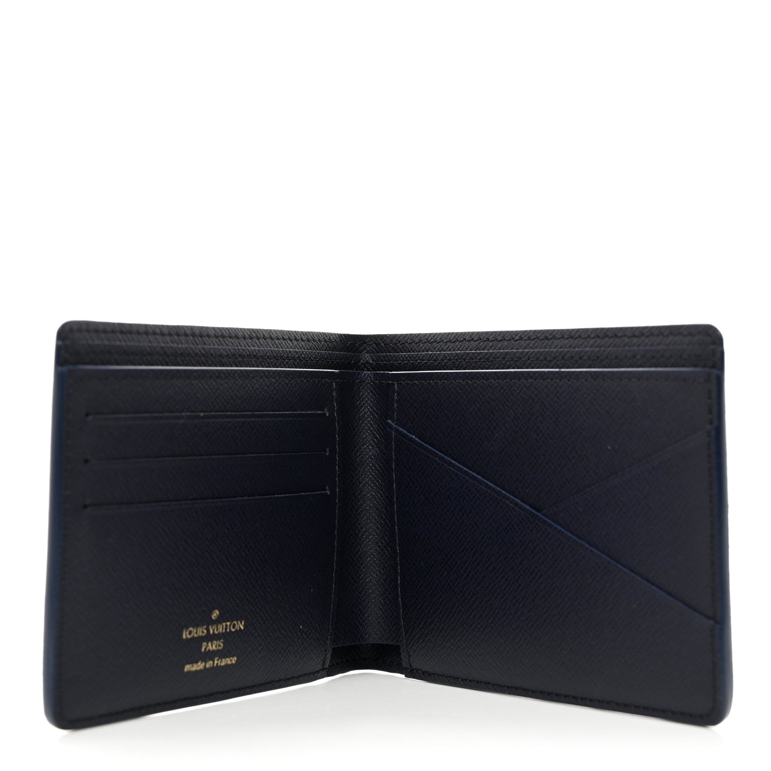 Louis Vuitton LOUIS VUITTON Monogram Bleach Multiple Wallet Ink Blue 5 of 7