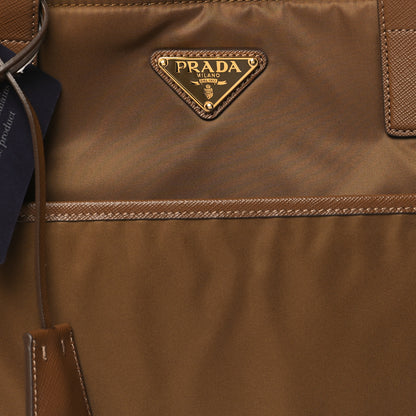 Prada Re-Nylon Saffiano Large Tote Cork Beige 7 of 9
