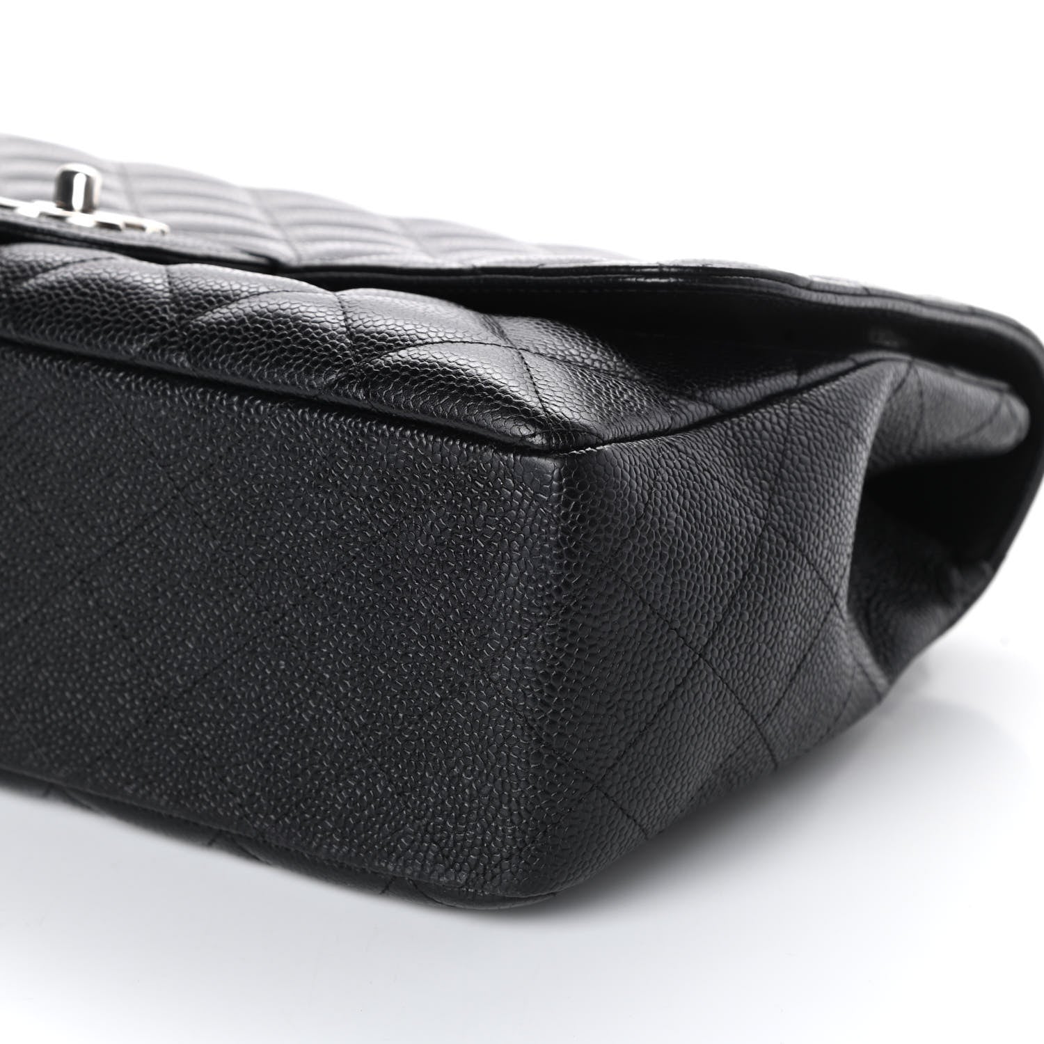 Chanel Caviar Quilted Jumbo Single Flap Black 10 of 10