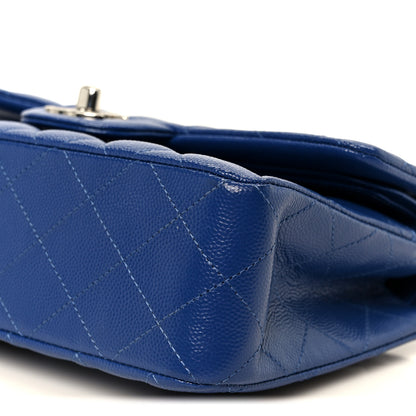 Chanel Caviar Quilted Small Double Flap Blue 11 of 11
