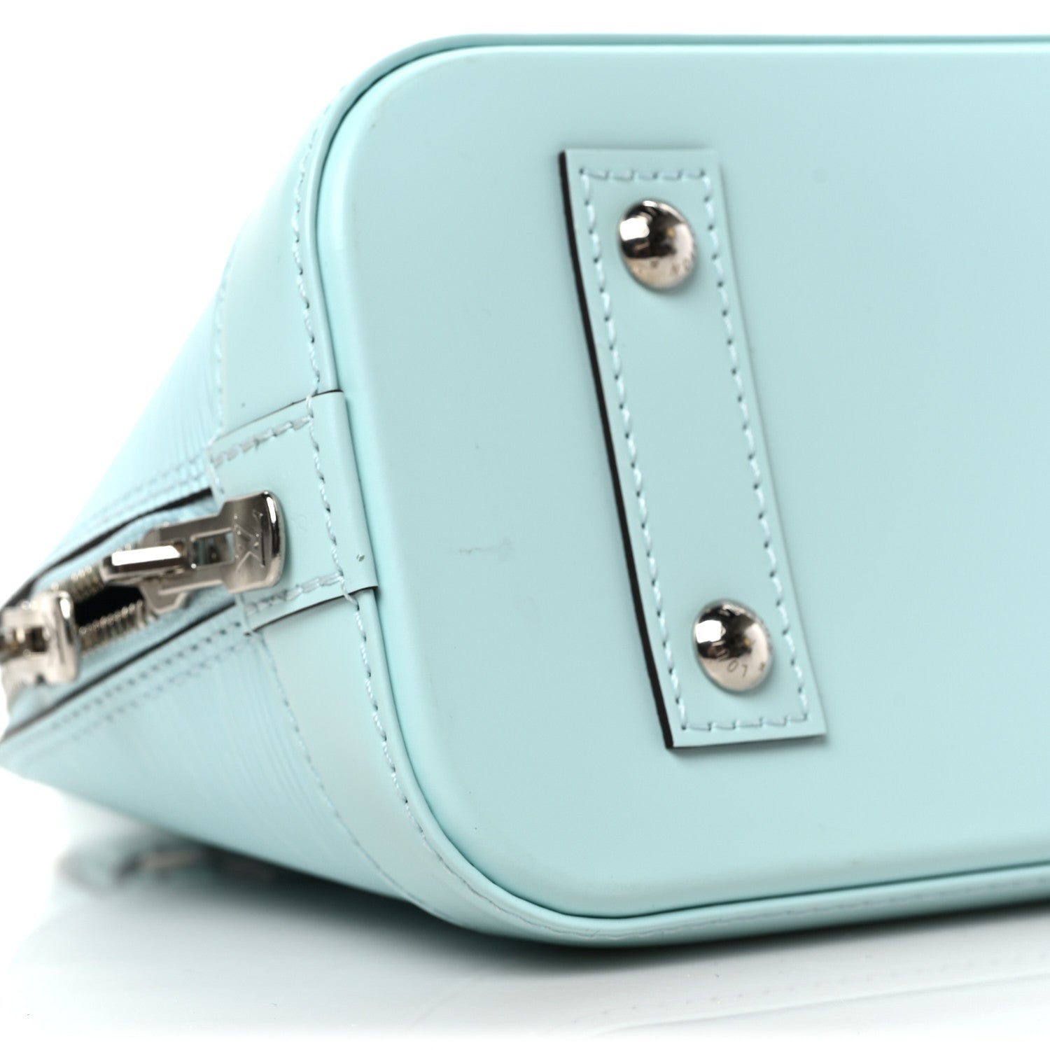 Louis Vuitton Epi Jacquard Alma BB Lagoon Blue 7 of 8