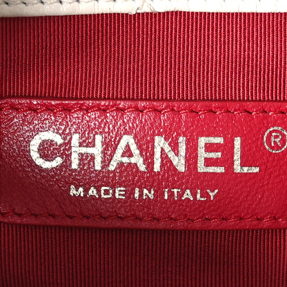 Chanel Aged Calfskin Quilted Small Gabrielle Backpack Black White 6 of 11