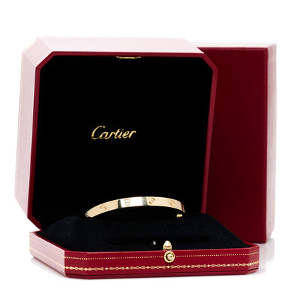 Cartier 18K Yellow Gold LOVE Bracelet 18 9 of 9