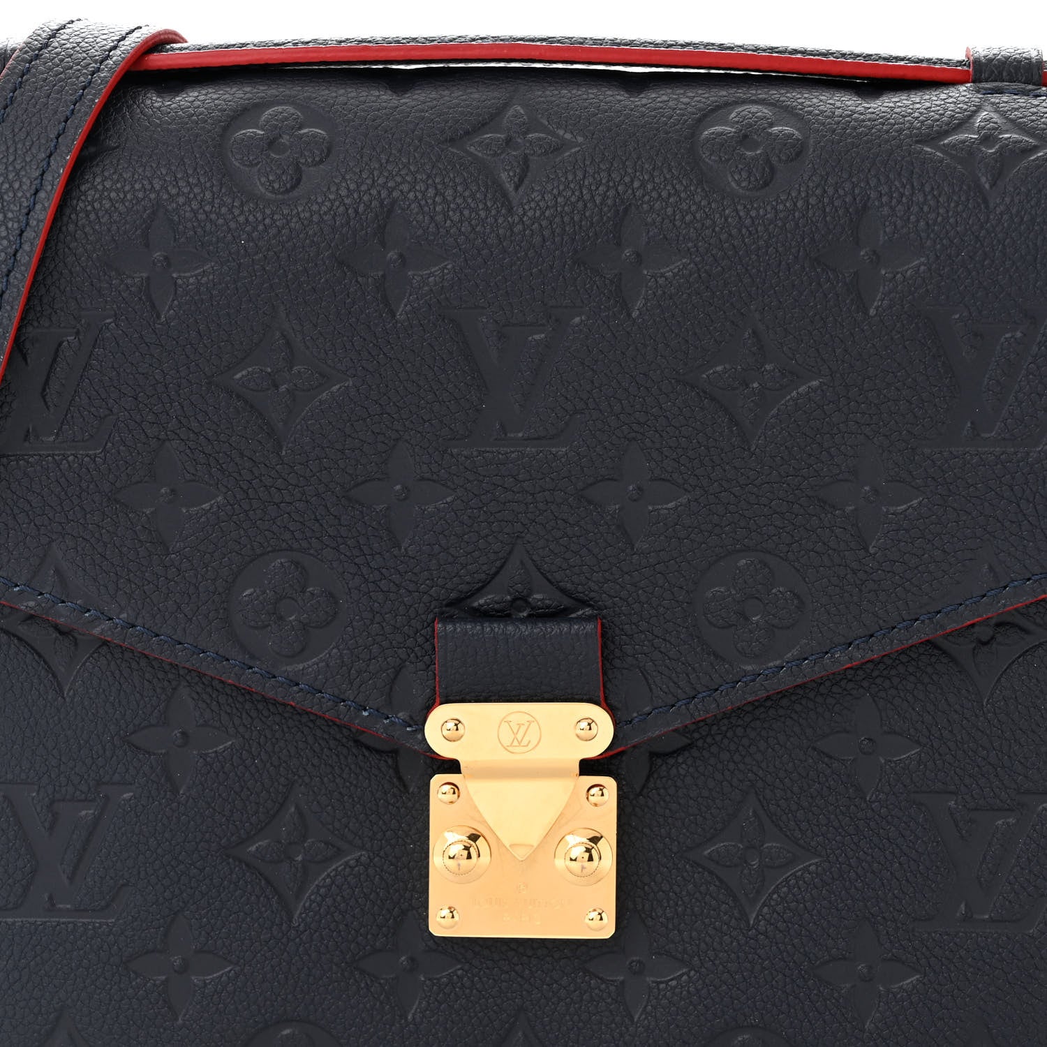 Louis Vuitton Empreinte Pochette Metis Marine Rouge 6 of 9