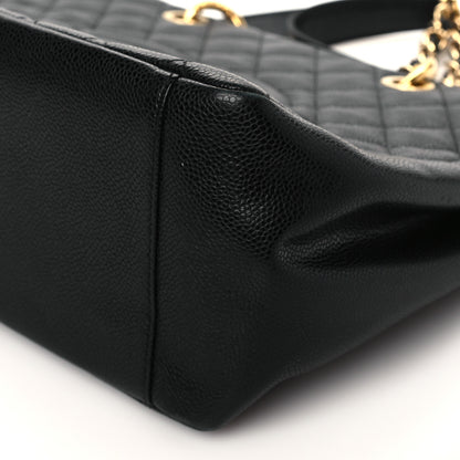 Chanel Caviar Quilted Grand Shopping Tote GST Black 9 of 9