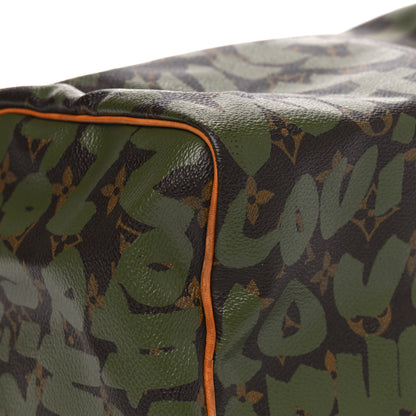 Louis Vuitton Monogram Graffiti Speedy 30 Kaki 5 of 19
