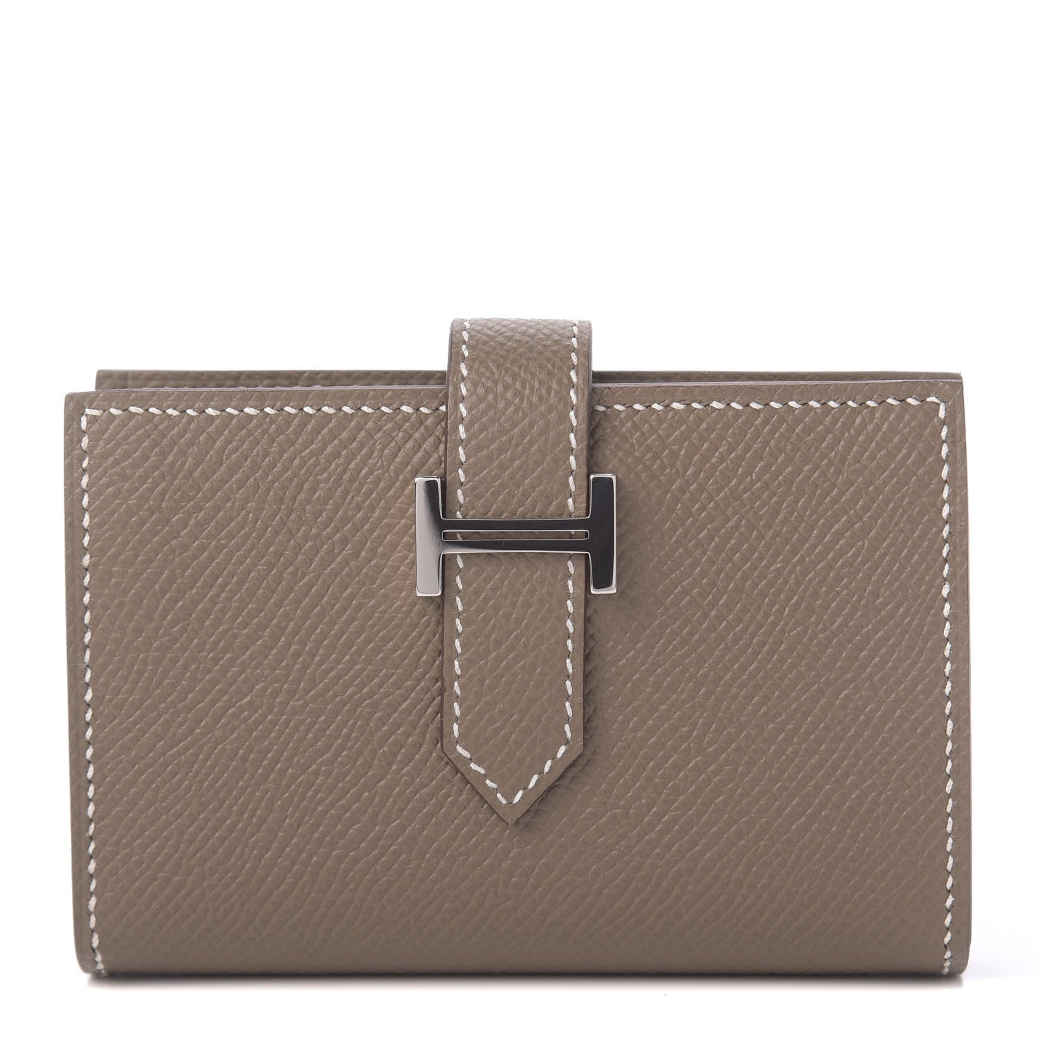 Hermes Epsom Mini Bearn Wallet Etoupe 1 of 8