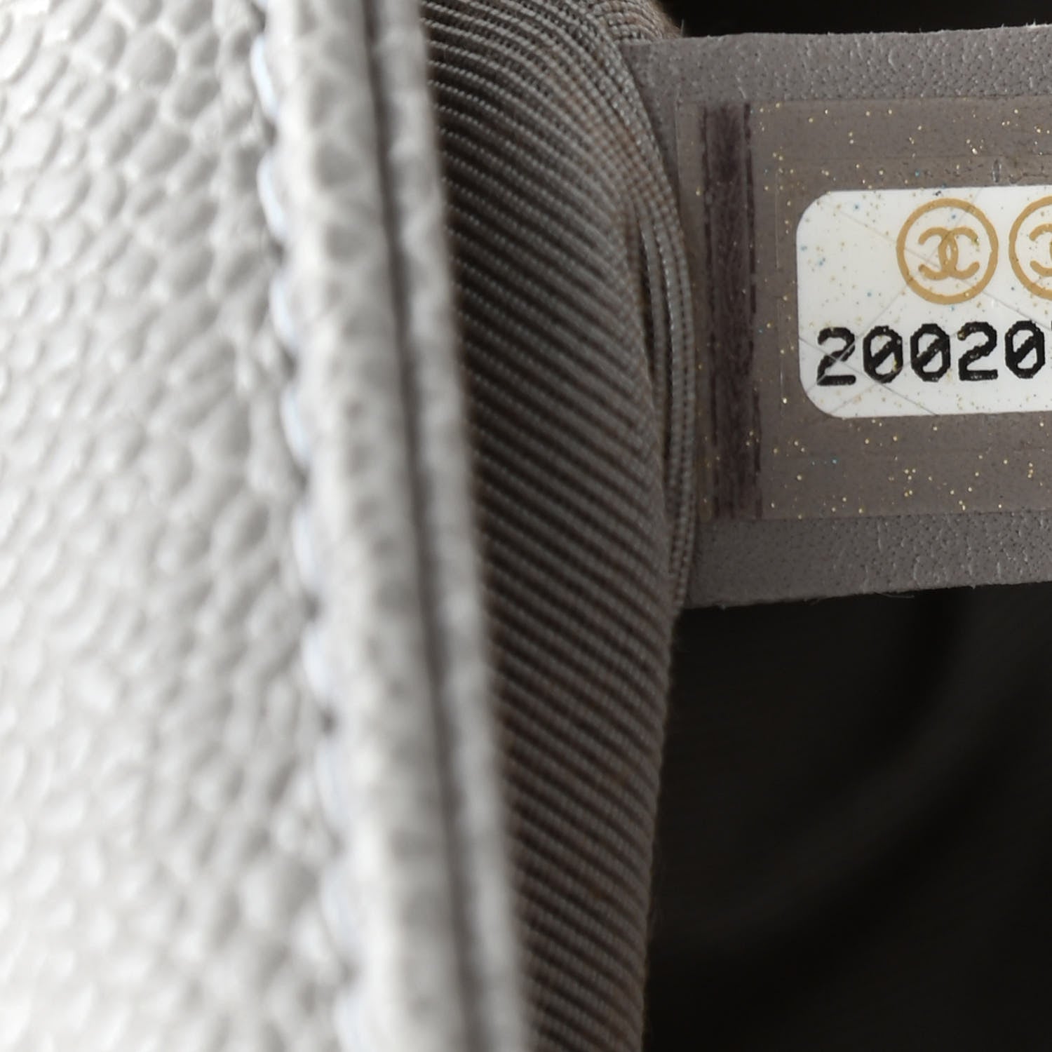 Chanel Caviar Quilted Medium Boy Flap Light Grey 5 of 9