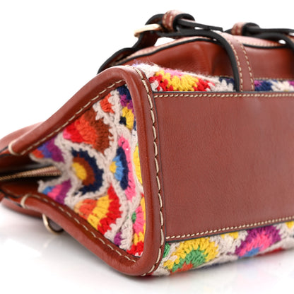Chloe Buffalo Cashmere Knit Mini Edith Tote Multicolor 9 of 10