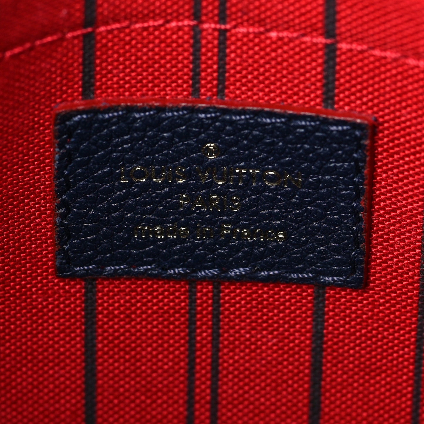 Empreinte Montaigne BB Marine Rouge