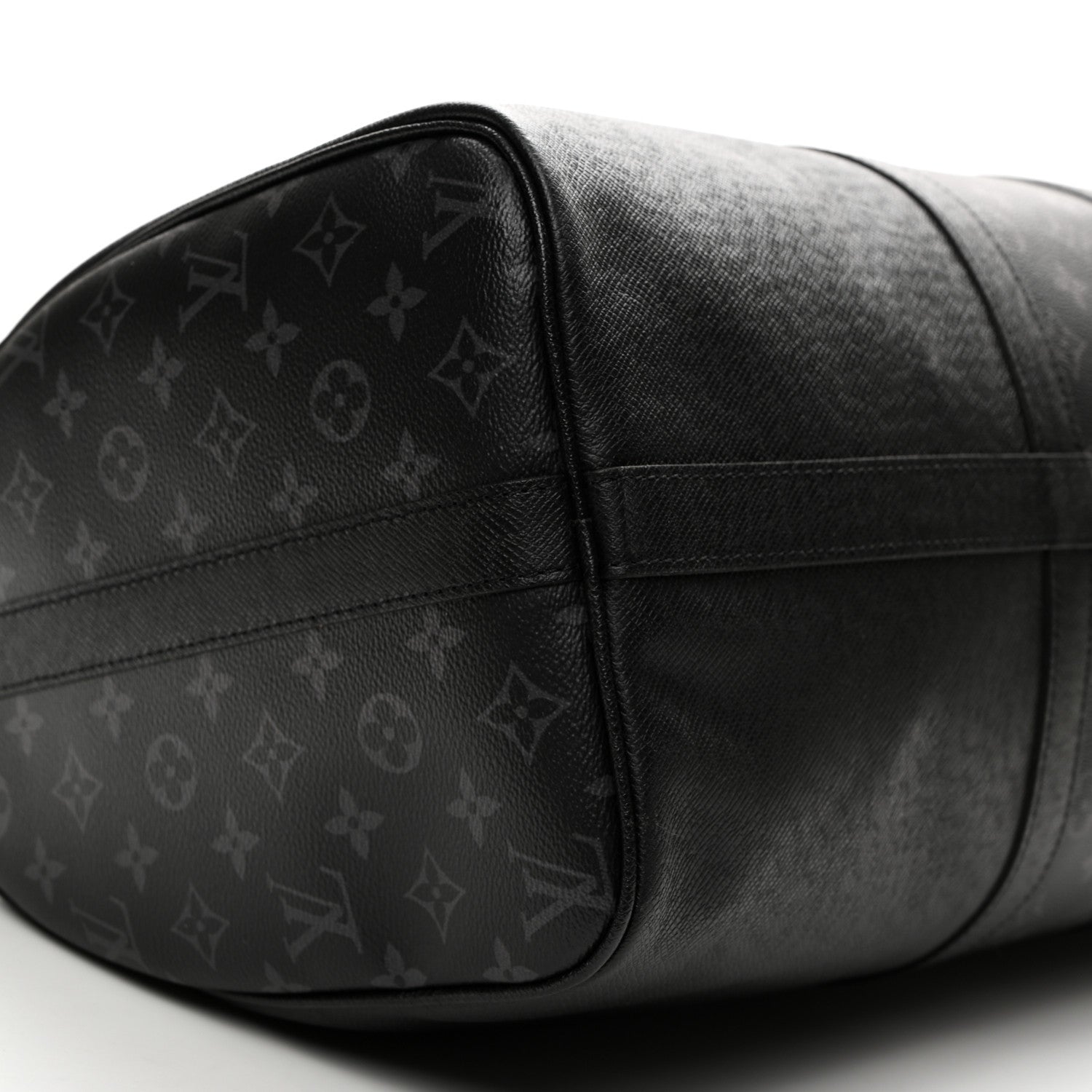 Louis Vuitton Taiga Monogram Eclipse Keepall Bandouliere 50 Black 7 of 8