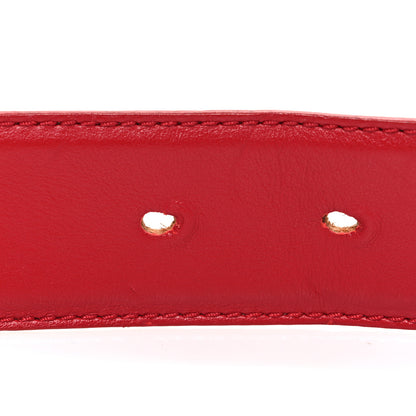 Versace Calfskin Tonal 3cm La Medusa Belt 110 44 Red 7 of 8