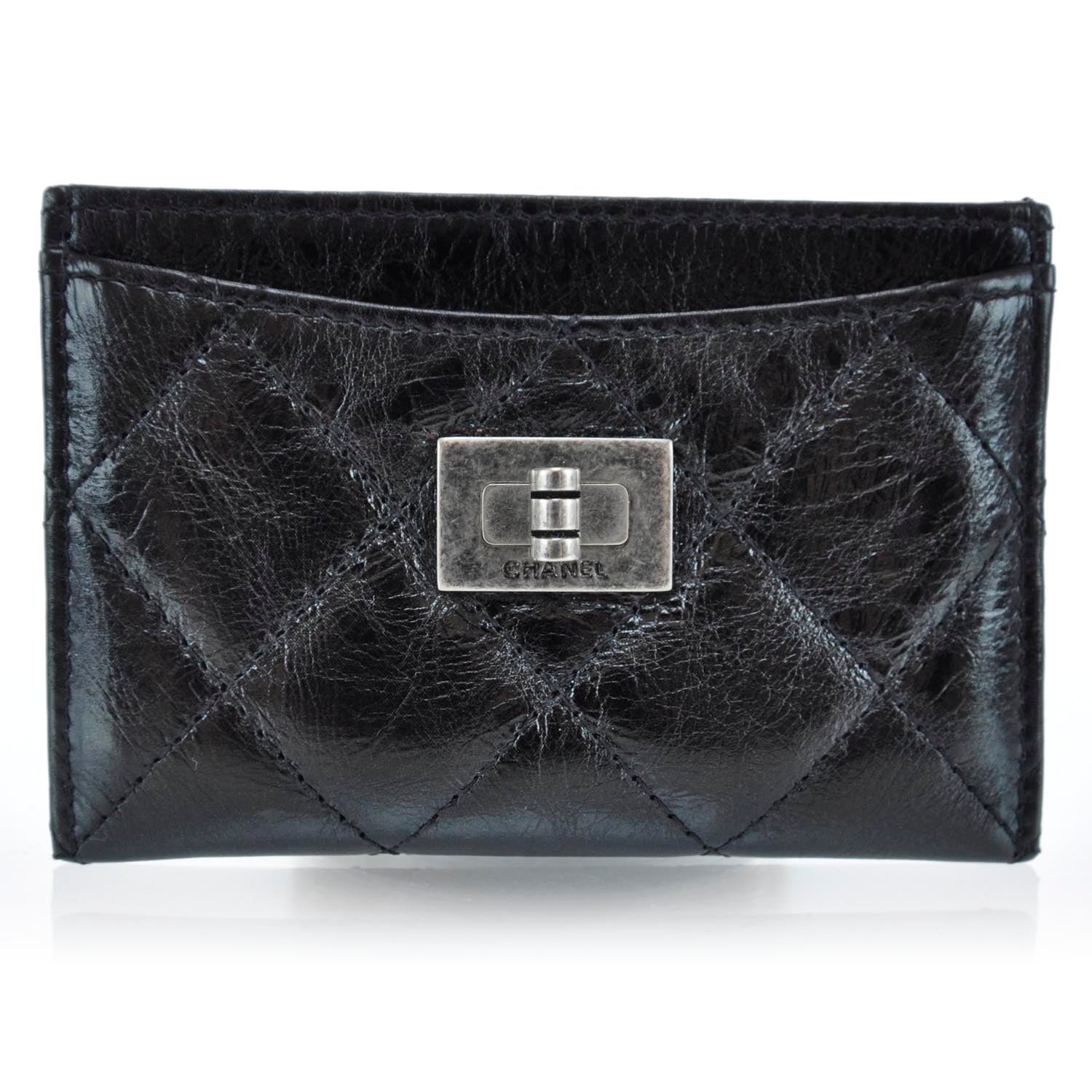 Chanel Reissue Card Holder Black 1 of 8