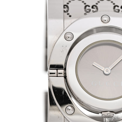 Gucci Stainless Steel 33mm Twirl Quartz Watch Brown 5 of 8