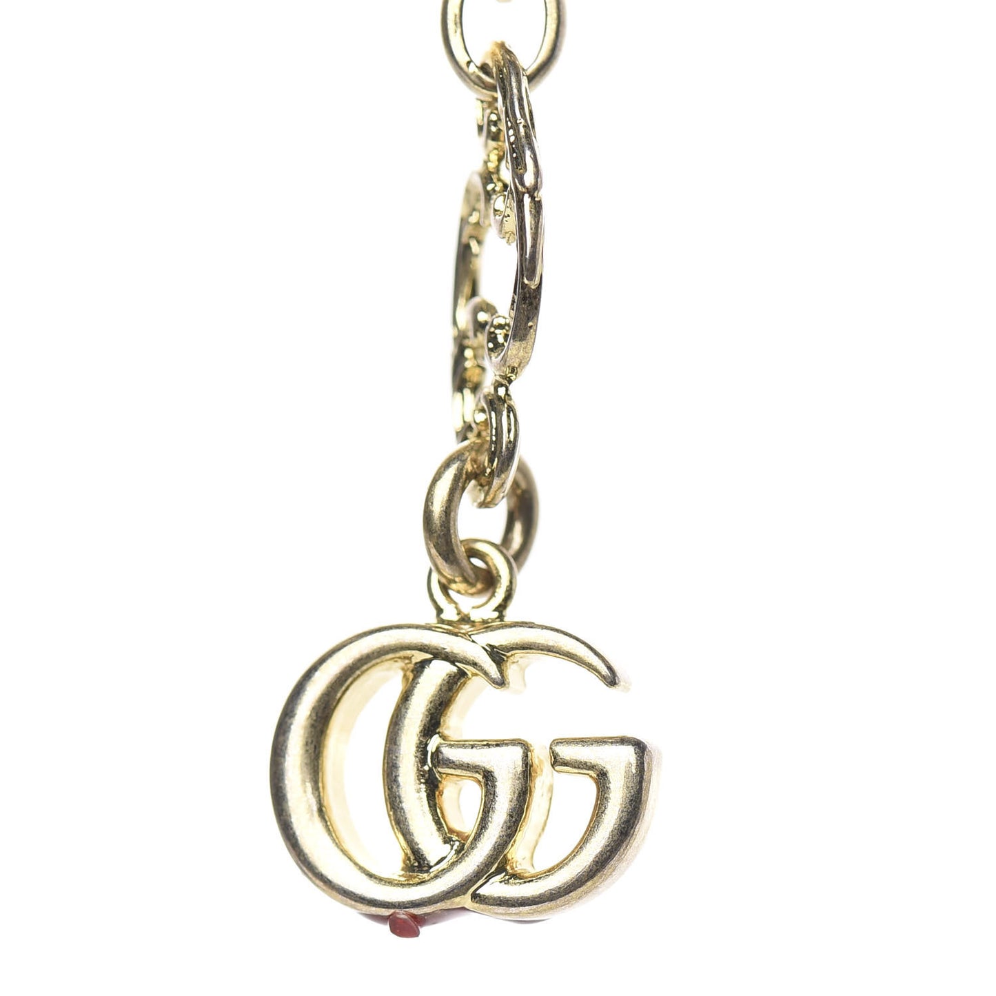 Metal Enamel Roaring Tiger Pendant Necklace Gold