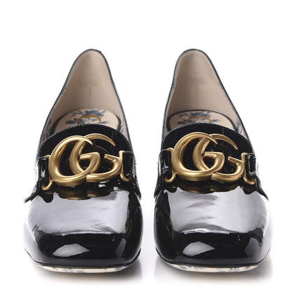 Gucci Vernice GG Victoire 55mm Loafer Pumps 41 Black 2 of 9