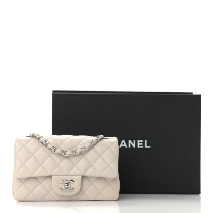 Chanel Caviar Quilted Mini Rectangular Flap Ivory 11 of 11