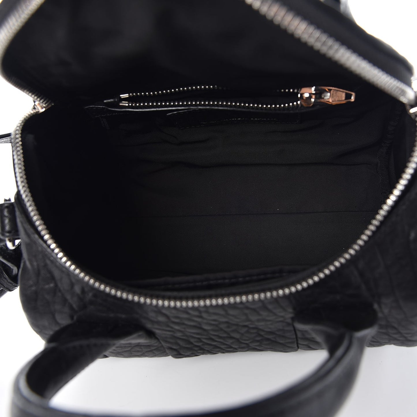 Pebbled Lambskin Mini Rockie Black Rhodium Hardware