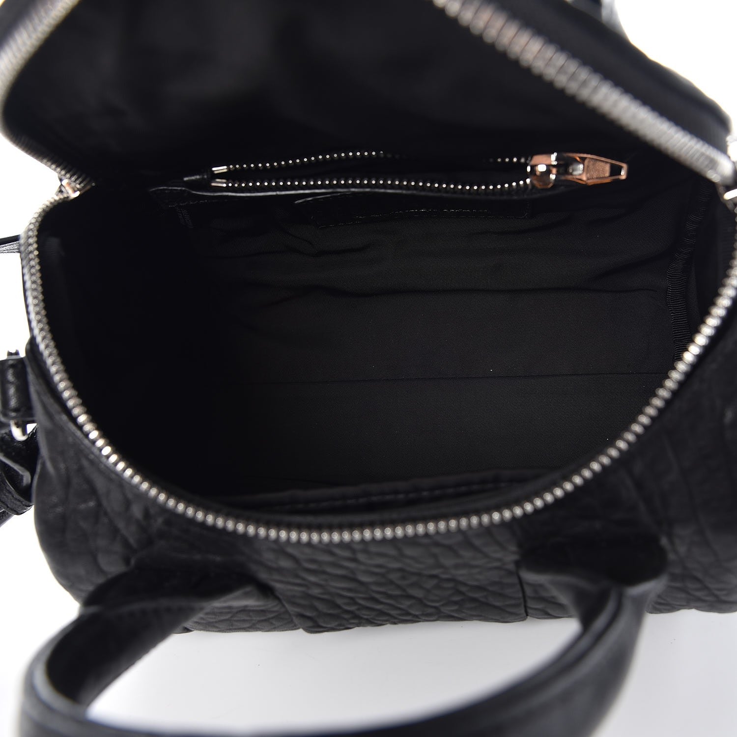 Alexander Wang Pebbled Lambskin Mini Rockie Black Rhodium Hardware 5 of 7