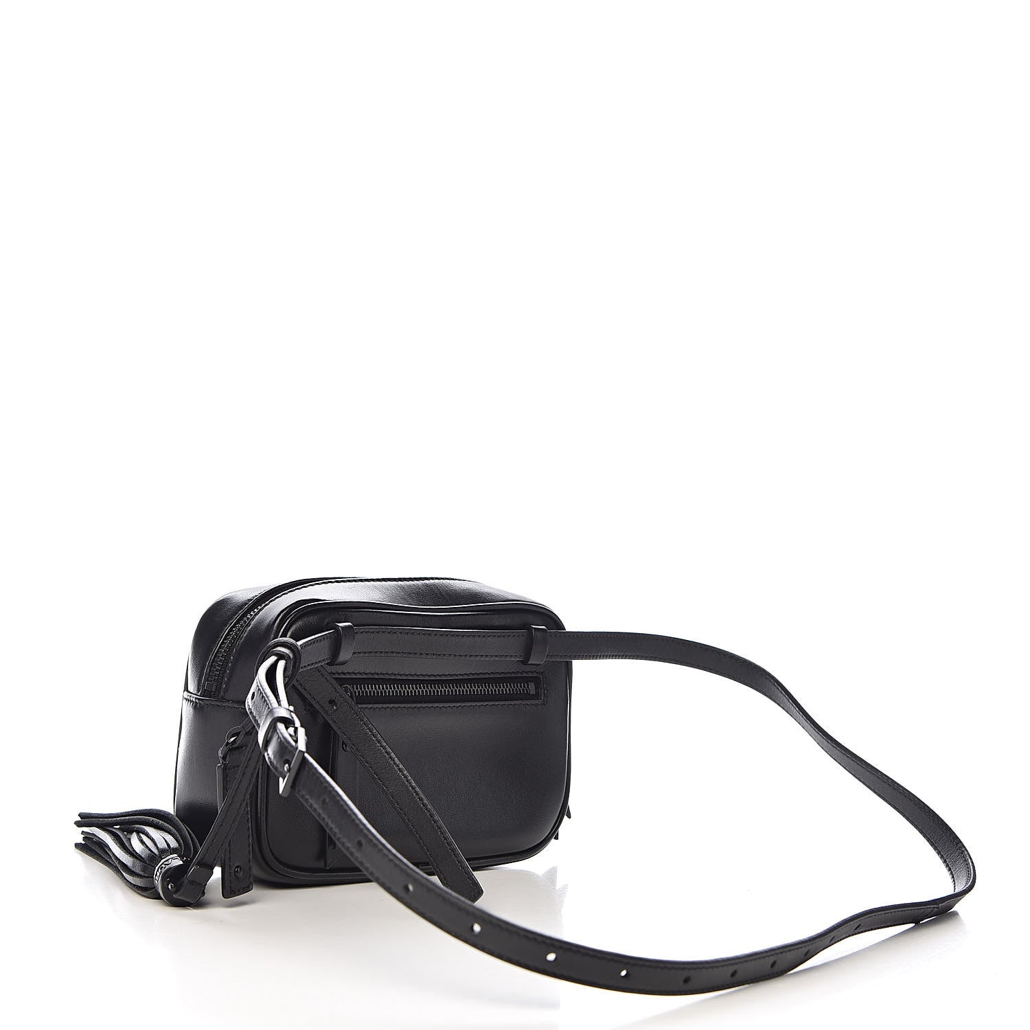 Saint Laurent Calfskin Matelasse Monogram Lou Belt Bag Black 3 of 10