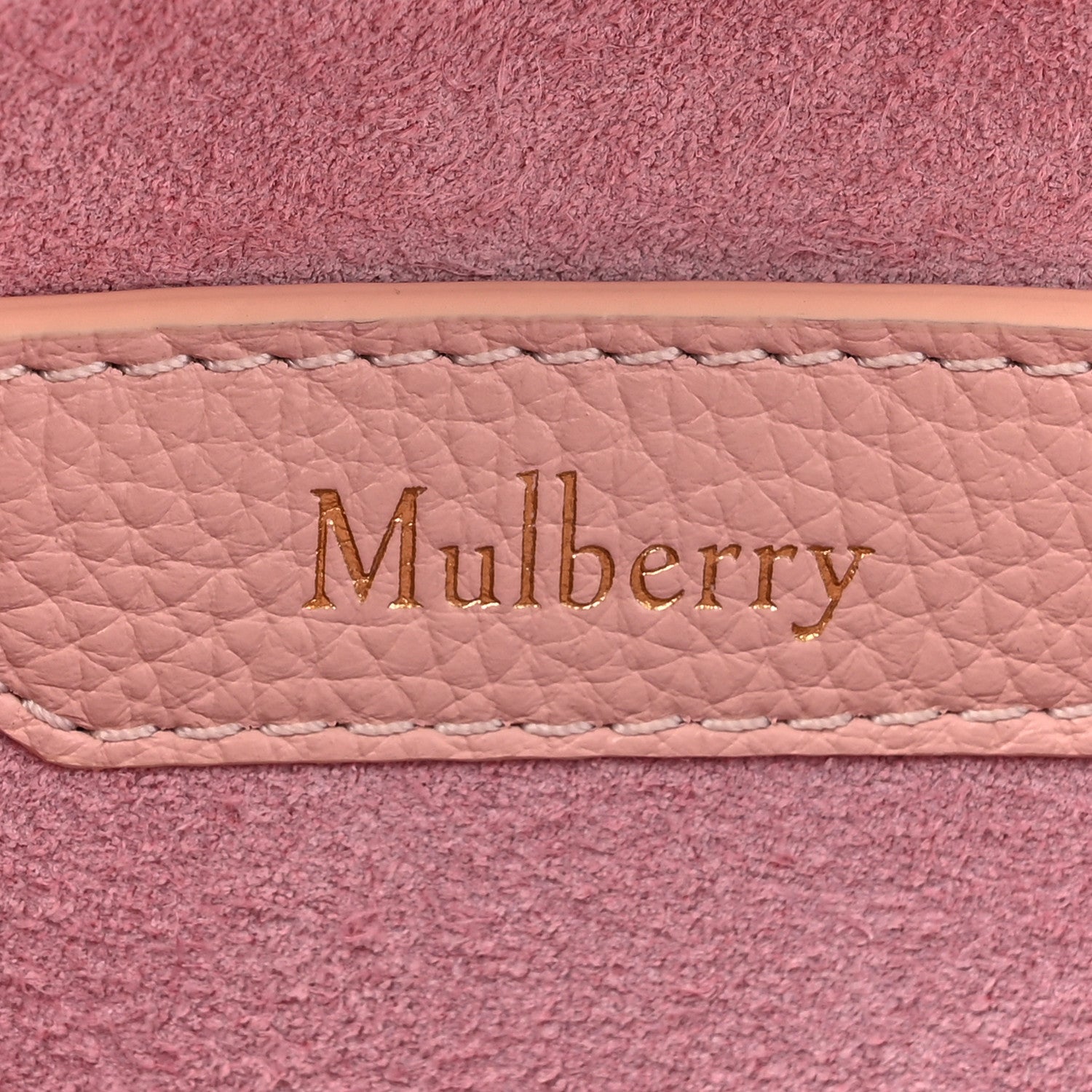 Mulberry Small Classic Grain Small Amberley Satchel Icy Pink 6 of 14