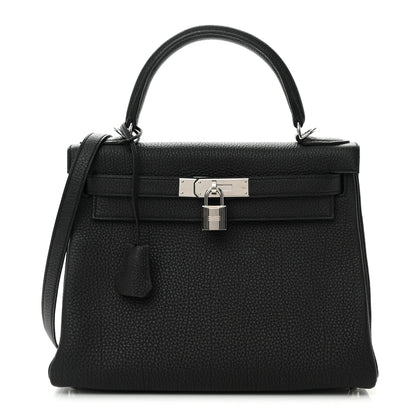Hermes Togo Kelly Retourne 28 Black 1 of 16