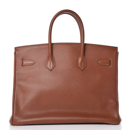 Hermes Vache Liegee Birkin 35 Noisette 6 of 43