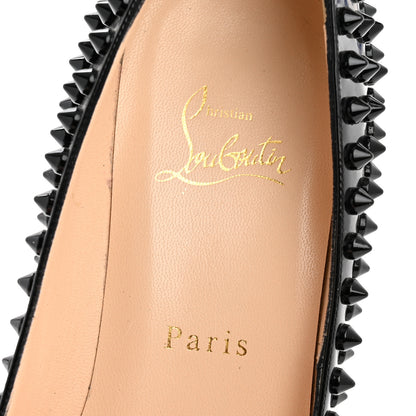 Christian Louboutin Patent Pigalle Spikes 85 Pumps 38.5 Black 8 of 9